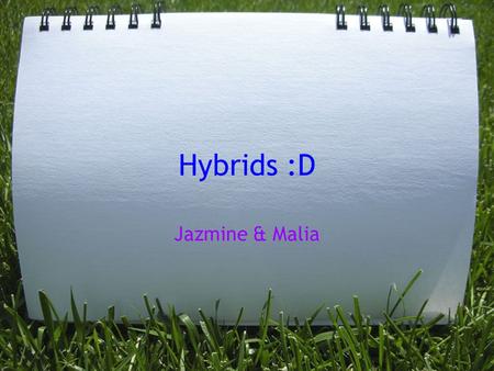 Hybrids :D Jazmine & Malia. PRO'S Hybrids are likely to make use of other technologies, including hydrogen fuel cells and possibly even steam power. Hybrid.