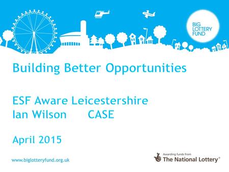 CASE providing support in LLEP area. 3 Objectives from Big Lottery; Awareness Administrative support Register when/if interested Consortia building Contact.