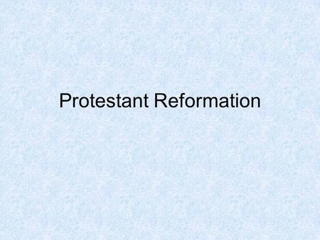 Protestant Reformation. Faces of the Pieta The upper photo is Michelangelo’s depiction of the face of Christ and the lower photo is his depiction of.