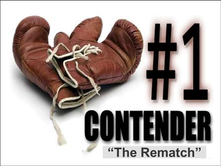 “The Rematch”. Jonah 2:1 1 Then Jonah prayed unto the LORD his God out of the fish's belly, 2 And said, I cried by reason of mine affliction unto the.