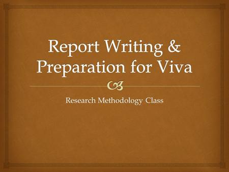 Research Methodology Class.   Your report must contains,  Abstract  Chapter 1 - Introduction  Chapter 2 - Literature Review  Chapter 3 - System.