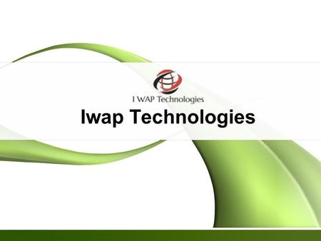 Iwap Technologies.