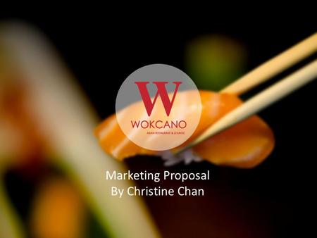 Marketing Proposal By Christine Chan. Excited to share: Overview Consumer Insights Recommendations Excited to share: