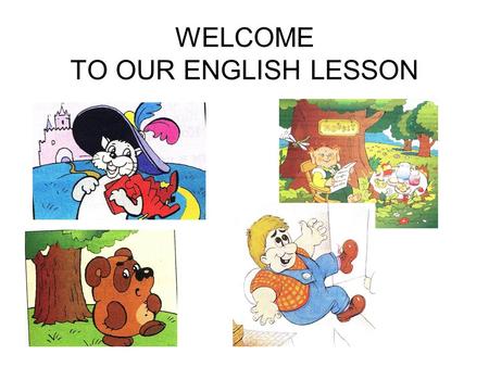 WELCOME TO OUR ENGLISH LESSON