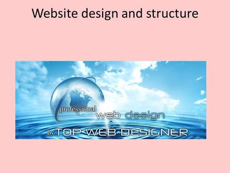 Website design and structure. A Website is a collection of webpages that are linked together. Webpages contain text, graphics, sound and video clips.