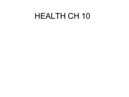 HEALTH CH 10. Lesson 1 Your Environment: Pollution is when land water or air contains harmful substances making them unhealthy to the environment and.