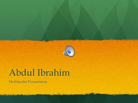 Abdul Ibrahim Multimodal Presentation Me Where I am From: I’m from Falls Church, Fairfax County. Fairfax County is located in Northern Virginia. Falls.