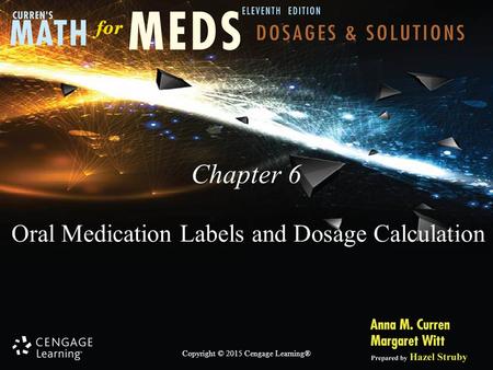 Oral Medication Labels and Dosage Calculation