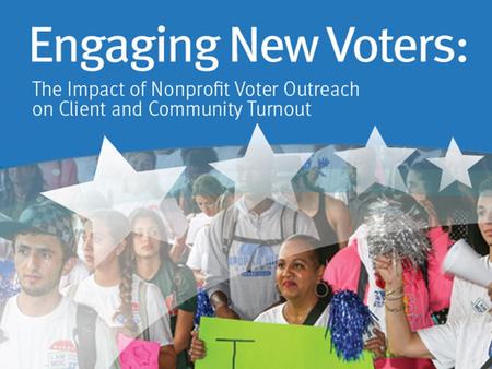 ABOUT US About Us Founded in 2005, Nonprofit VOTE partners with America's nonprofits to help the people they serve participate and vote. We are a leading.