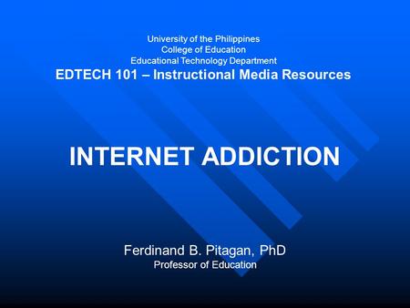 EDTECH 101 – Instructional Media Resources