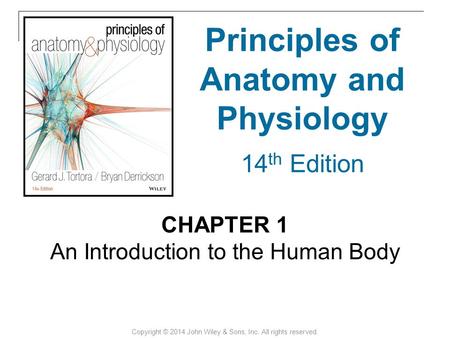 Principles of Anatomy and Physiology