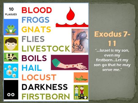 1. Pharaoh said he was willing to let the children of Israel go free, because he respected the Lord’s power. (False. See Exodus 5:1–2.)