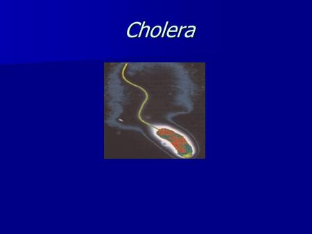 Cholera.