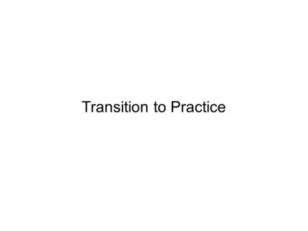 Transition to Practice. We define “Transition to Practice” as making privacy tools and systems operational.