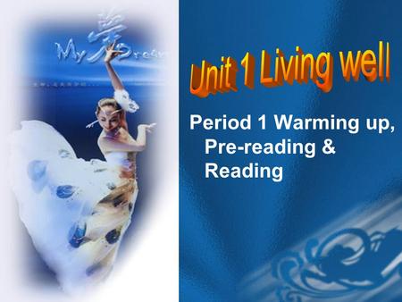 Period 1 Warming up, Pre-reading & Reading. What are the two main kinds of disabilities? Do you know anyone with a disability? Warming up.