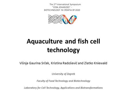 Aquaculture and fish cell technology