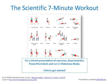 The Scientific 7-Minute Workout