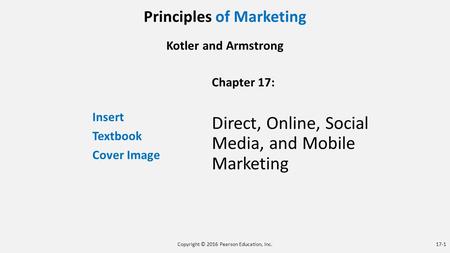 Principles of Marketing