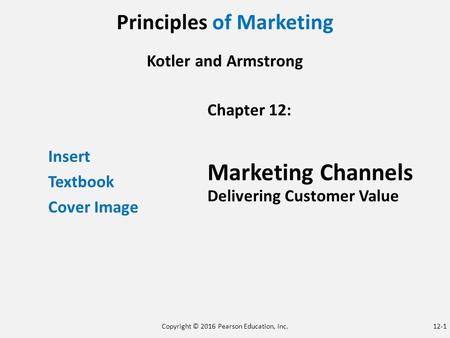 Principles of Marketing