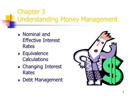 Chapter 3 Understanding Money Management