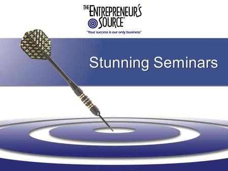 Stunning Seminars. To get started… What’s a seminar?