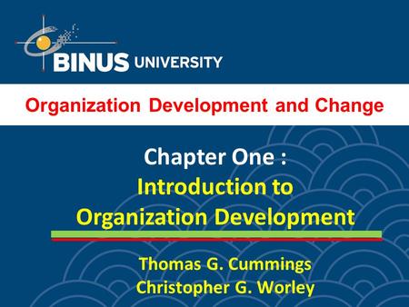 Organization Development and Change