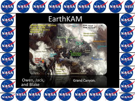 EarthKAM By Owen, Jack, and Blake Grand Canyon.. By Cape Cod Individual Pictures.