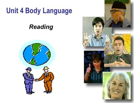 Unit 4 Body Language Reading.