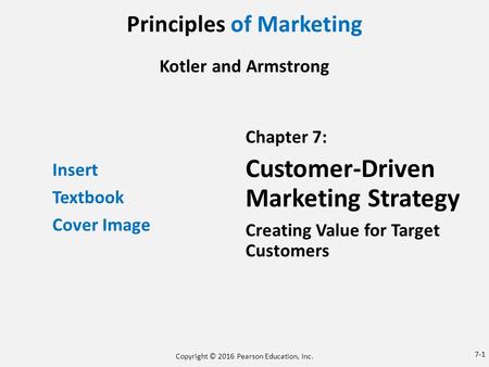 Principles of Marketing