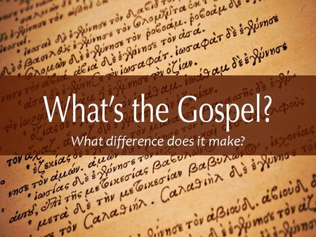 What difference does it make?. This is God’s Word for my life in this Place and at this Time. Today I am a new creation in Christ, I am God’s very own,