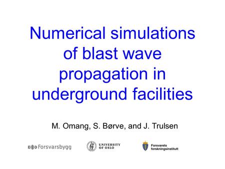 M. Omang, S. Børve, and J. Trulsen