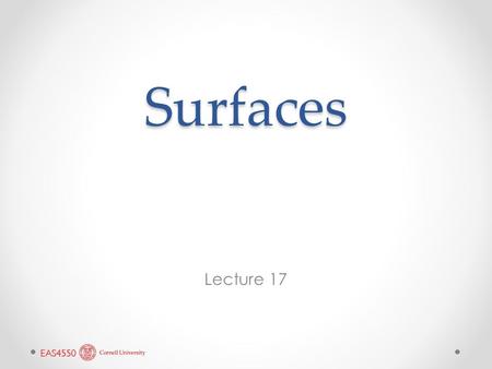 Surfaces Lecture 17. Reactions at Surfaces Homogeneous reactions are those occurring within a single phase (e.g., an aqueous solution). Heterogeneous.