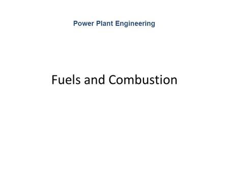 Power Plant Engineering