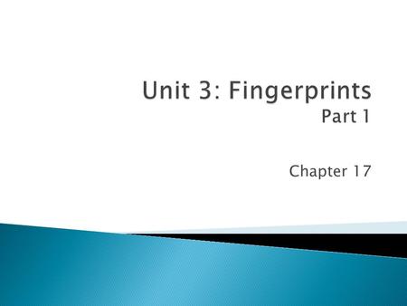 Chapter 17. A. Once upon a time... 2000 years ago... --Chinese artisans and scribes marked their work by leaving fingerprint in clay.