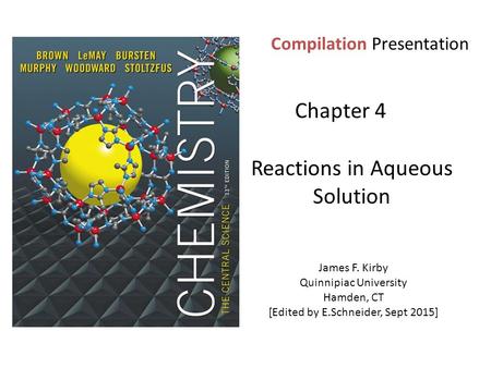 Reactions in Aqueous Solution