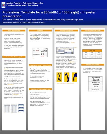 Www.buffalo.edu Abadan Faculty of Petroleum Engineering Petroleum University of Technology Petroleum University of Technology │ About this template This.