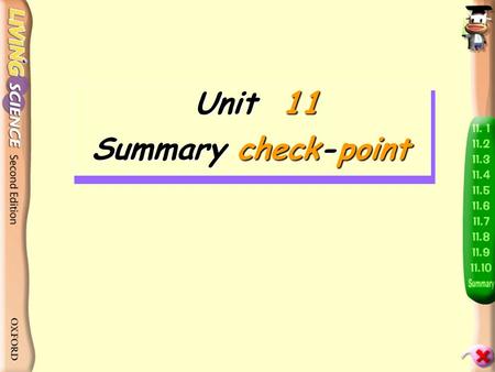 Unit 11 Unit 11 Summary check-point Unit 11 Unit 11 Summary check-point.