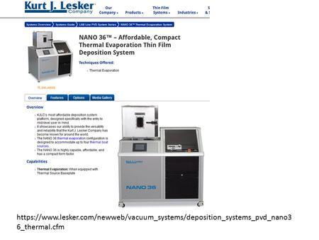 Https://www.lesker.com/newweb/vacuum_systems/deposition_systems_pvd_nano3 6_thermal.cfm.