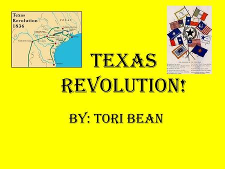 Texas Revolution! By: Tori Bean. My project will be over Davy Crockett ABOUT: His family His career before the military His armed services His role at.