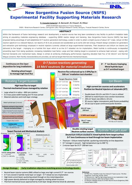 1 mm 1.5 mm 2 mm 0.5 mm 1.5 mm ABSTRACT Within the framework of fusion technology research and development, a neutron source has long been considered a.