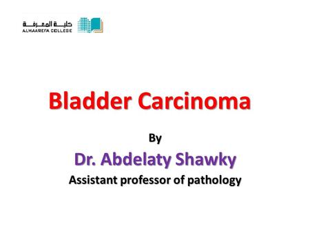 By Dr. Abdelaty Shawky Assistant professor of pathology