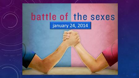 January 24, 2014. BATTLES OVER SEX… 1Co 7:2 Because sexual immorality is so rampant, every man should have his own wife, and every woman should have her.