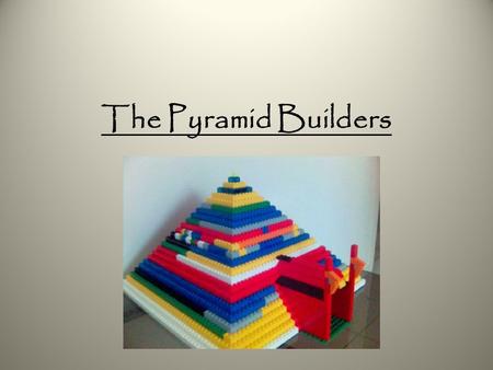 The Pyramid Builders. The Old Kingdom Historians believe that Upper and Lower Egypt united around the year 2925 B.C. Prior to that, separate rulers controlled.