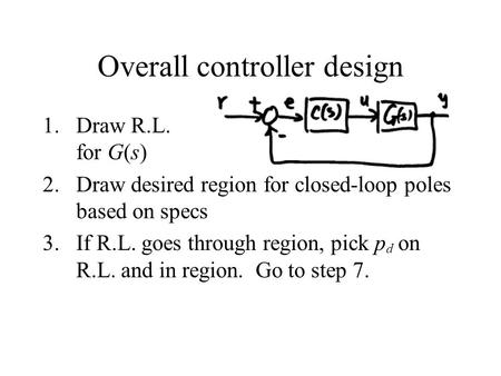 Overall controller design