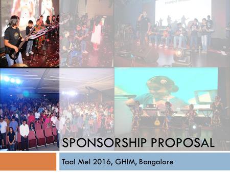 Taal Mel 2016, GHIM, Bangalore