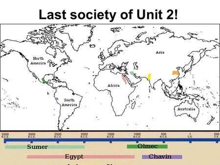 Last society of Unit 2!. How did people get to the Americas before civilizations even emerged? Ice Age: Nomads & animals migrated across the land bridge.