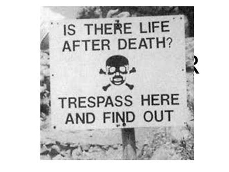 LIFE AFTER DEATH. Get ahead of the game: This topic will take us to the end of the term. You have 12 tasks and an essay to write before the end of September.