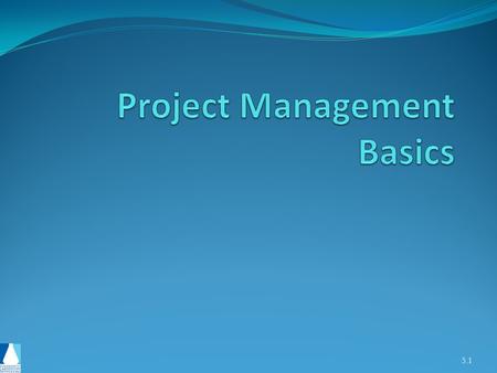 Project Management Basics