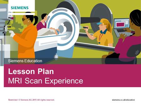 Lesson Plan MRI Scan Experience