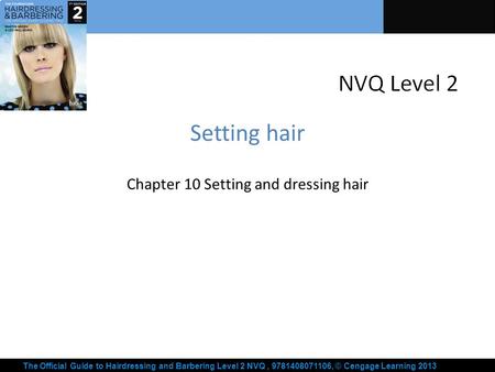 Setting hair Chapter 10 Setting and dressing hair